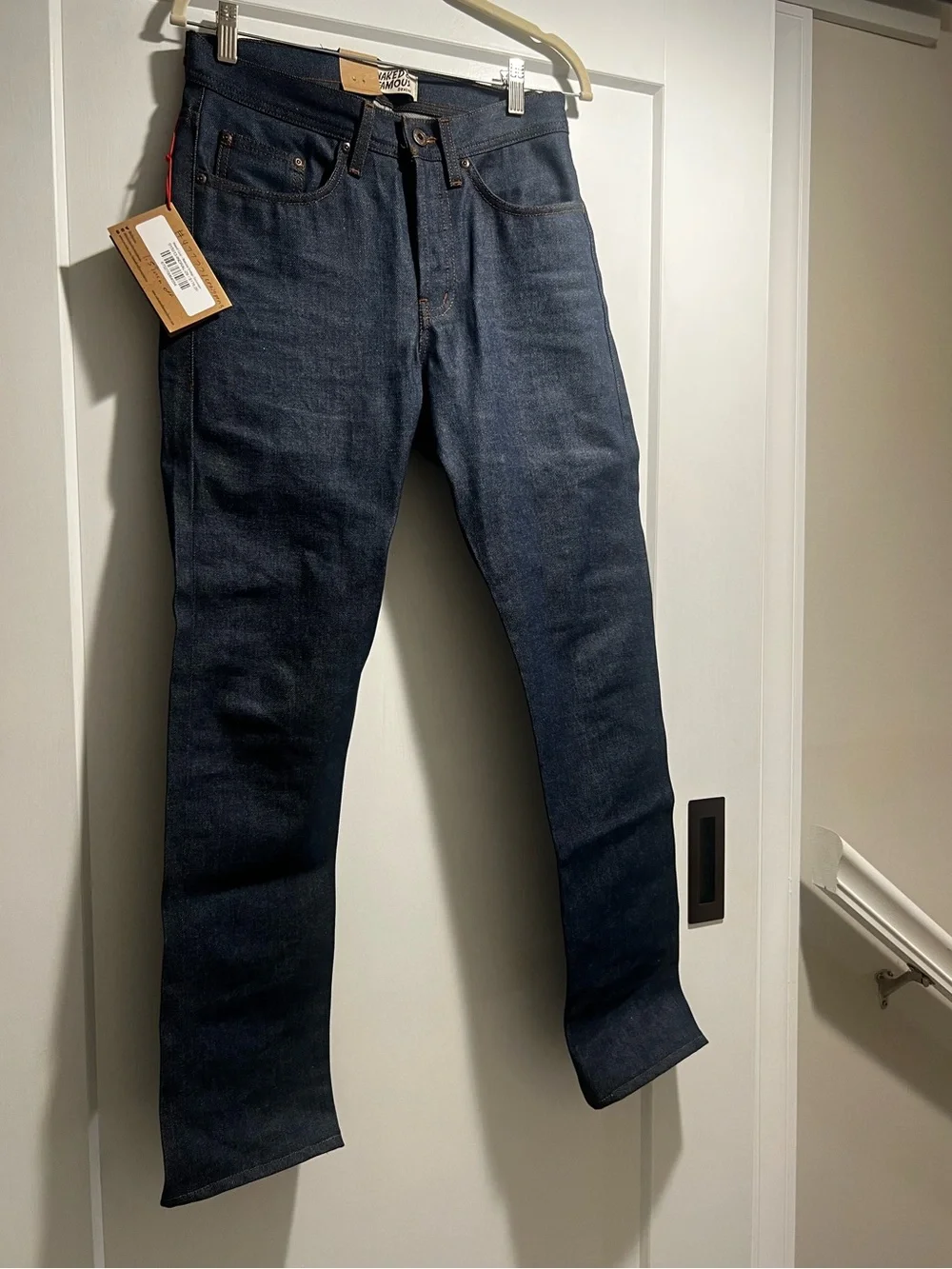 NWT Weird Guy - Natural Indigo Selvedge 29” Hemmed in NYC store to 31.5